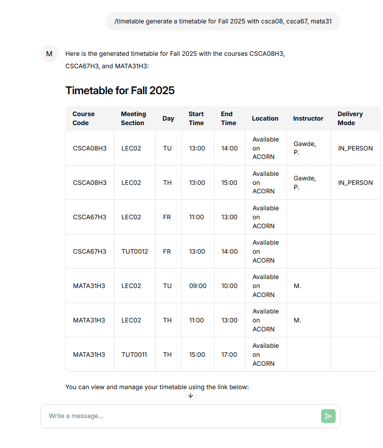 course matrix chat 2